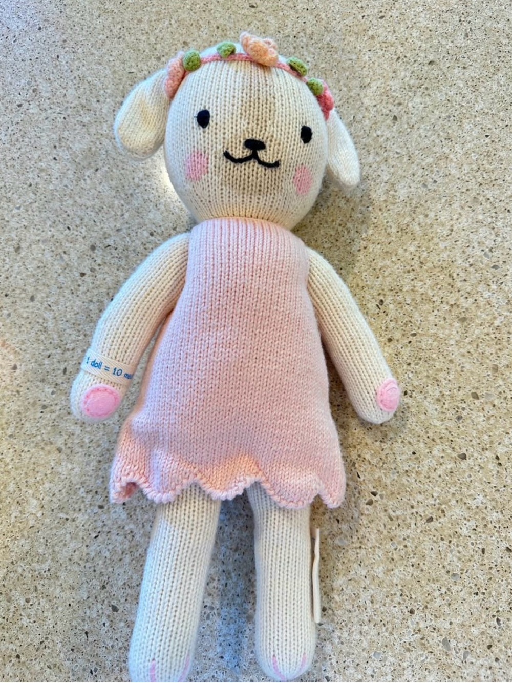 Cuddle + Kind Charlotte The Dog Little 13" Hand-Knit Doll Plush